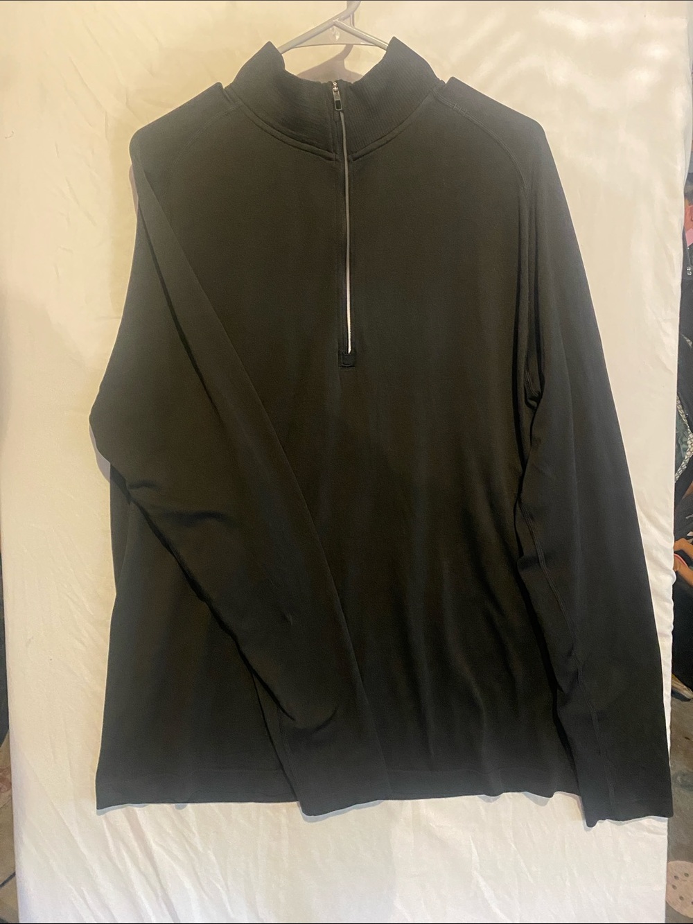 Men's Black Quarter-Zip lululemon Performance shirt